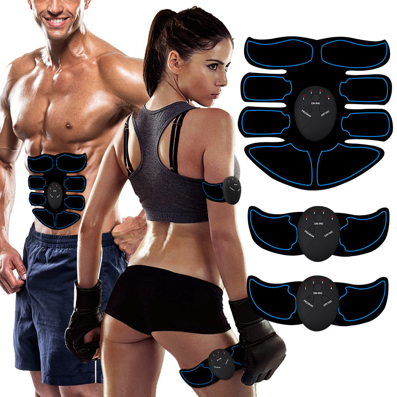DOMAS Wireless Abs Stimulator Muscle Toner- APP Controlled Bluetooth Ab  Belt Abdominal with 12 Modes 40 Intensity Levels and 8 Pcs Replacement Pads